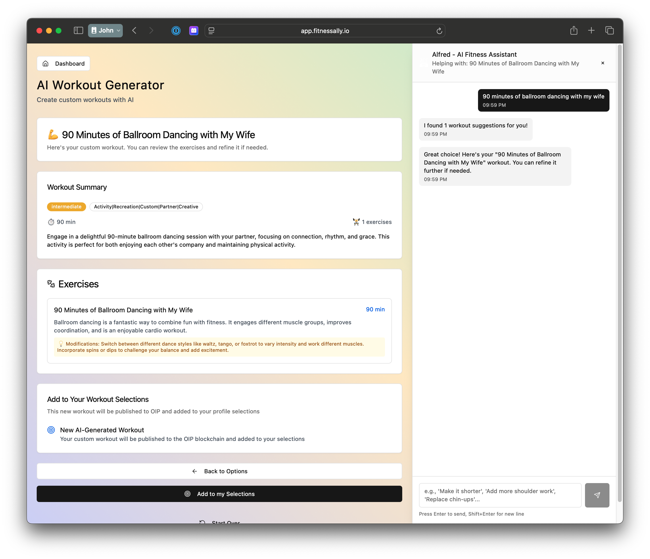 AI Workout Generator